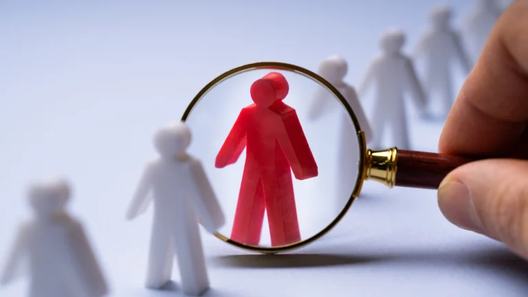 Small toys magnified by magnifying glass by institutional knowledge