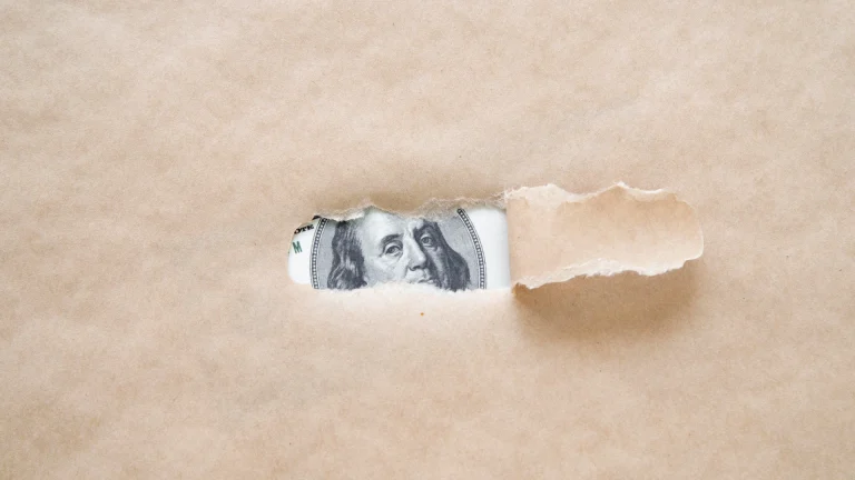 hidden money on envelope on product liability